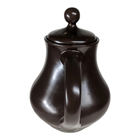 Noritake Folkstone Genuine Stoneware  Teapot 4 Cups Brown - Picture 4 of 9